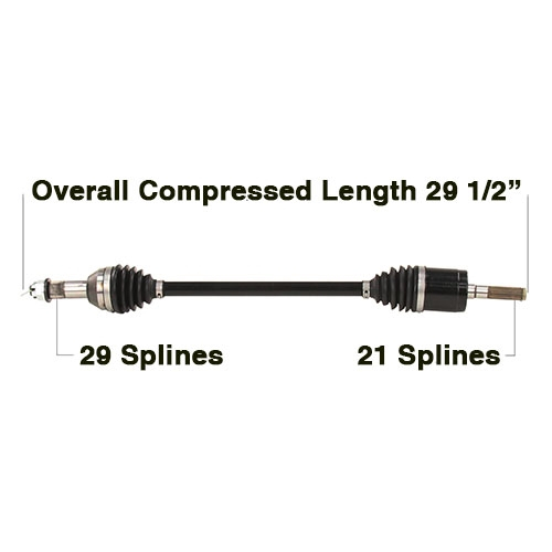 TYTANEUM - TYTANEUM Heavy Duty CV Axle - CAN-6082HD