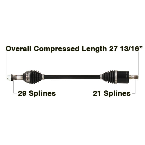 TYTANEUM - TYTANEUM Heavy Duty CV Axle - CAN-6081HD