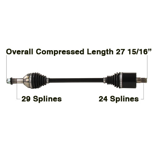TYTANEUM - TYTANEUM Heavy Duty CV Axle - CAN-6087HD