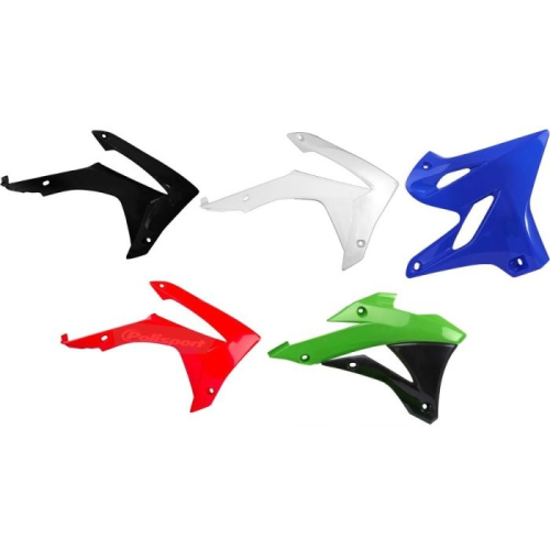 Polisport - Polisport Radiator Scoops - Red - 8413300009
