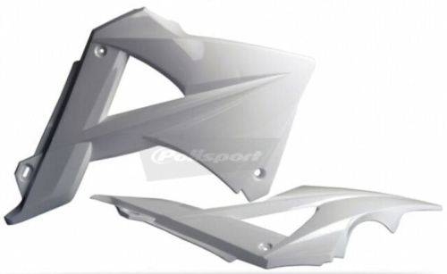 Polisport - Polisport Radiator Scoops - White - 8413300008