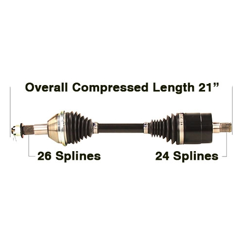 TYTANEUM - TYTANEUM Heavy Duty CV Axle - CAN-6092HD
