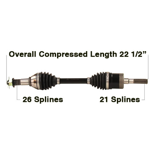 TYTANEUM - TYTANEUM Heavy Duty CV Axle - CAN-6090HD