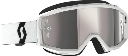 Scott USA - Scott USA Primal Goggles - 278597-0002269 - Black/White / Silver Chrome Works Lens - OSFM