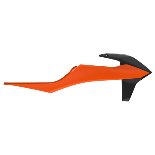 Polisport - Polisport Radiator Scoop - Orange/Black - 8422100011