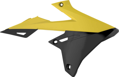 Polisport - Polisport Radiator Shroud - Black/Yellow - 8421100001