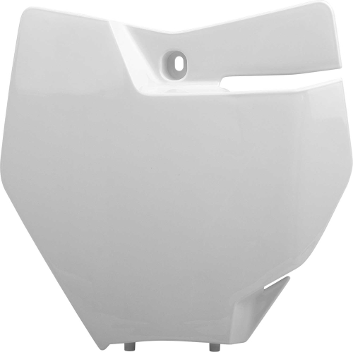 Polisport - Polisport Front Number Plate - KTM White - 8664900002