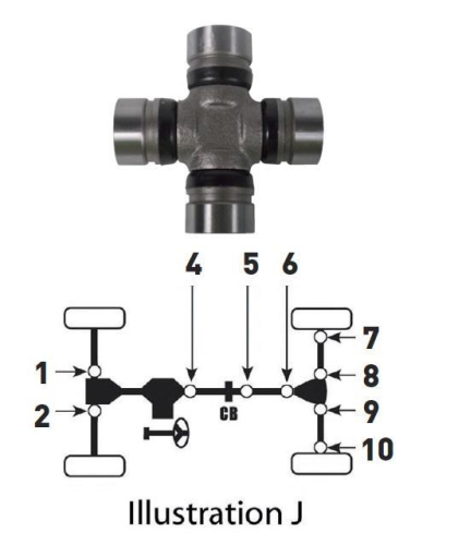Bronco - Bronco U-Joint - AT-08496