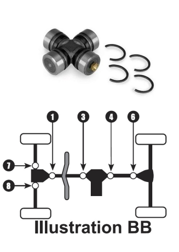Wild Boar - Wild Boar U-Joint - ATV600