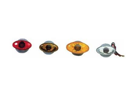 Emgo - Emgo Medium Cateye Deco Lights - 2 Contacts - Clear Lens - 61-81966