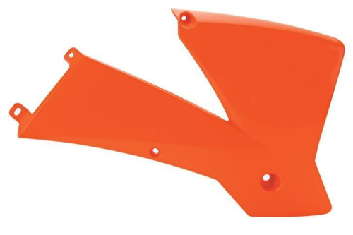 Polisport - Polisport Radiator Shroud - KTM Orange - 8412400001