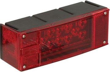 Optronics Inc - Optronics Inc Waterproof Combination LED Tail Light - Over 80in. - 7-Function - Right - STL16RS