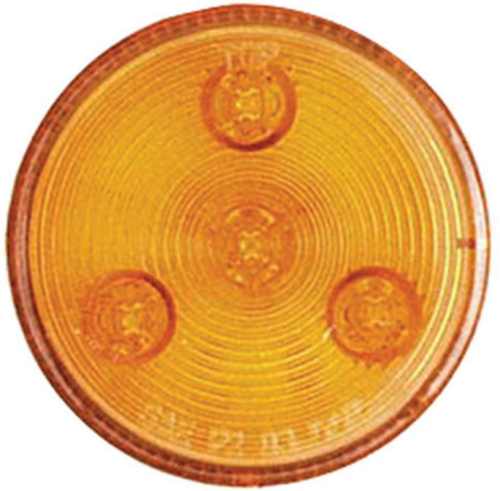 Optronics Inc - Optronics Inc Round LED Sealed Marker/Clearance Lights - 2.5in. - Amber - 4 Diodes - MCL57AK