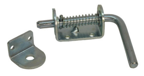 Buyers - Buyers Spring Latch w/ Keeper - 1/2in. X 4-1/2in. L - B2595LKB