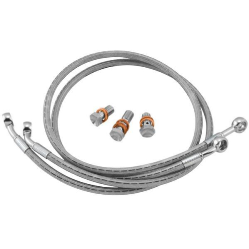 Goodridge - Goodridge Stainless Steel Braided Rear Brake Line Kit - KW2875-1RC