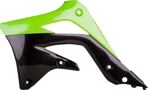 Polisport - Polisport Radiator Shroud - Green/Black - 8415900001