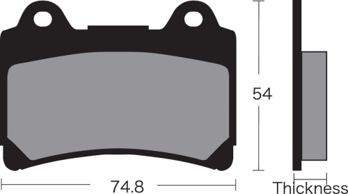 Vesrah - Vesrah Organic Brake Pads - VD-242