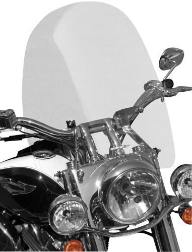 Sportech - Sportech Cruise Series Windscreen for 1 1/4in. Bars - 20in./Clear - 65302012