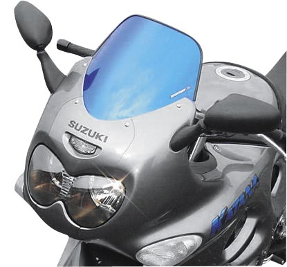 Sportech - Sportech Classic Chrome Windscreen - Blue Chrome - 45491096