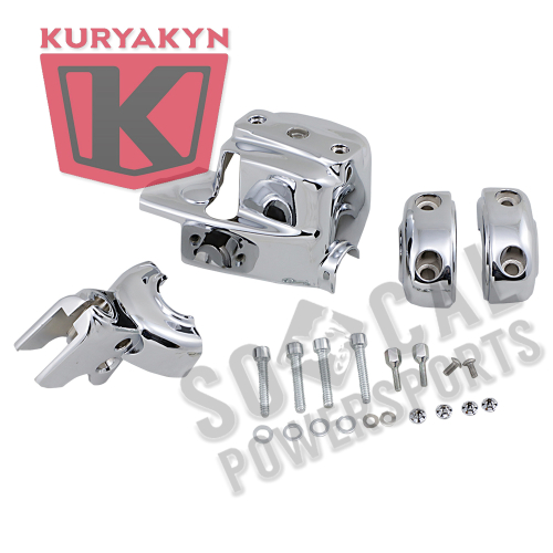Kuryakyn - Kuryakyn Chrome Brake and Clutch Control Dress-Up Kit - 9119