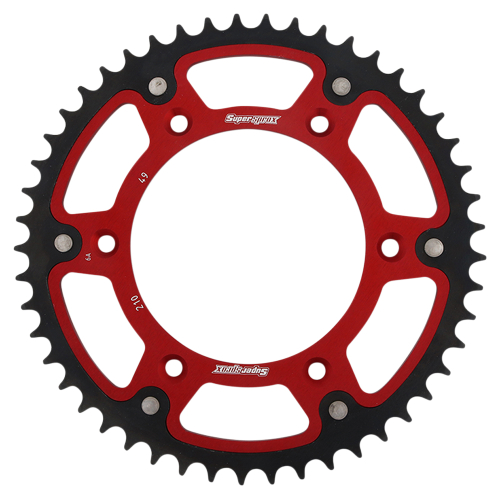 Supersprox - Supersprox Stealth Rear Sprocket - 49T - RST-210-49-RED