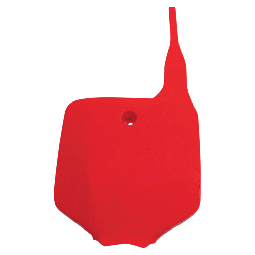 UFO Plastics - UFO Plastics Front Number Plate - 00-12 CR Red - KA03732-070