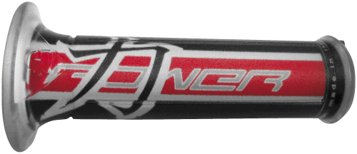 Harris Grips - Harris Grips Sport Bike Grips - Kanji-Power - Red/Black - 01687-POR