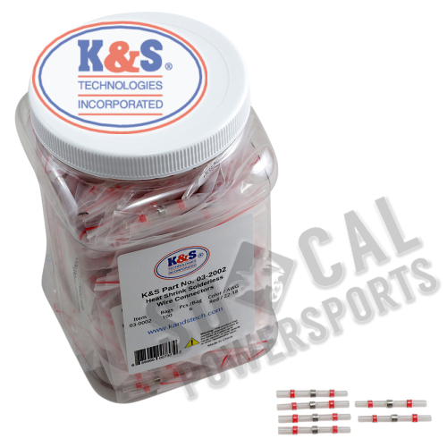 K&S Technologies - K&S Technologies Sordeless Wire Connector - Red - 03-2002