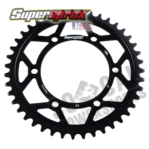 Supersprox - Supersprox Edge Rear Sprocket - 43T - RFA-486-43-BLK