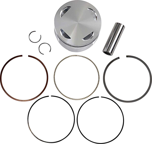 J.E. Pistons - J.E. Pistons Round Piston Kit - 2.00mm Oversize to 102.00mm, 10.5:1 Compression - 300277