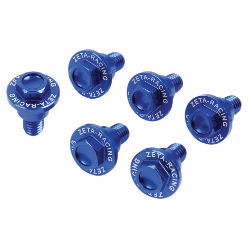 ZETA - ZETA Fork Guard Bolts - Blue - ZE88-9406
