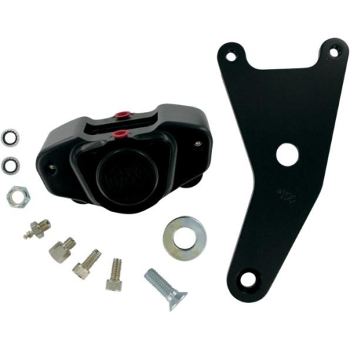 GMA Engineering - GMA Engineering 2-Piston Custom Rear Calipers - Smooth Black - GMA-100SB