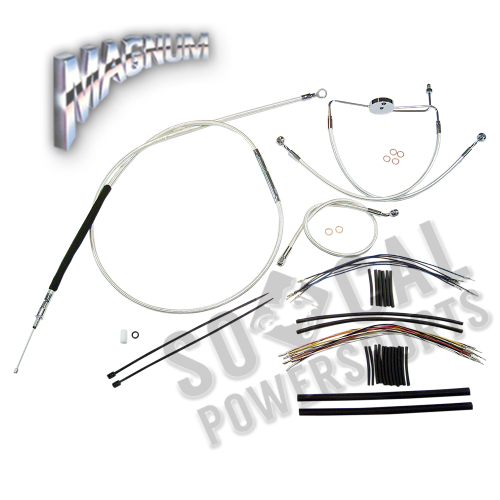 Magnum - Magnum Sterling Chromite II Handlebar Installation Kit for 15-17in. Ape - 387302