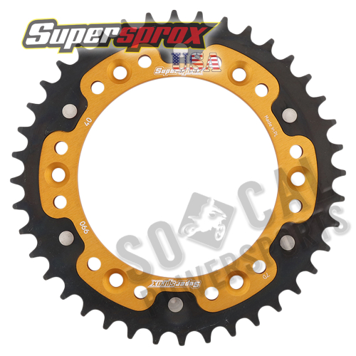 Supersprox - Supersprox Stealth Rear Sprocket - 40T - RST-990-40-GLD