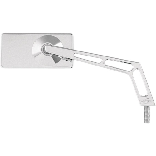 Pro-One Performance - Pro-One Performance Rectangular Weekend Warrior Mirror with Cutout Stem - Right - Chrome - 102470