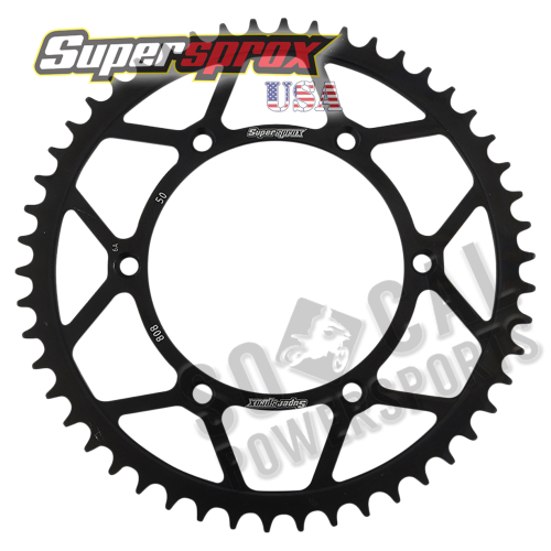 Supersprox - Supersprox Steel Rear Sprocket - 50T - RFE-808-50-BLK