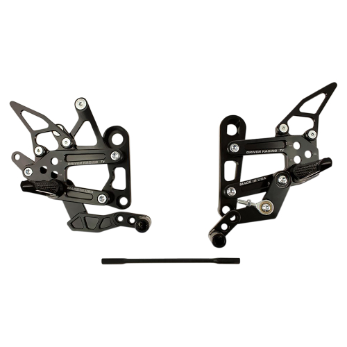 Driven Racing - Driven Racing TT Rearset - DRP-716-BK