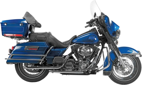 Paughco - Paughco 1 3/4in Drag Pipes - 40in Slash-Cut - Chrome - DS735EVO