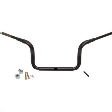 LA Choppers - LA Choppers 1-1/2in. Traditional Ape Hanger Handlebar - Black - LA-7323-10B