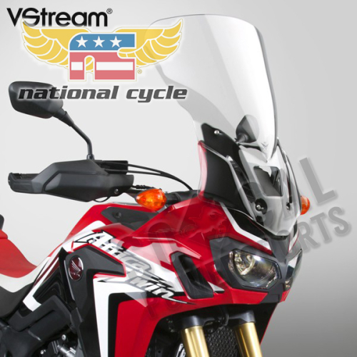 National Cycle - National Cycle VStream Windshield - 23in. - Poly/FMR/Clear - N20059