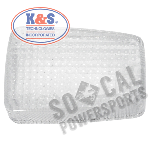 K&S Technologies - K&S Technologies DOT Approved Turn Signal Replacement Lens - Clear - 25-1090C