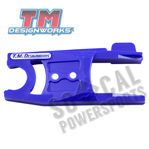 T.M. Designworks - T.M. Designworks Dirt Cross Super Front Chain Slider - Blue - DCS-Y85-BU