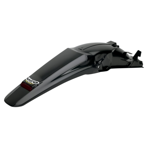 UFO Plastics - UFO Plastics Enduro Rear Fender with LED Light - Black - HO03646-001