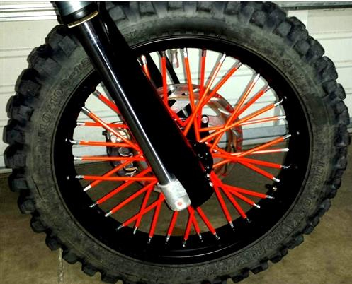 Bykas - Bykas Spoke Wraps - Neon Orange - SN-O