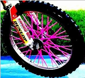 Bykas - Bykas Spoke Wraps - Neon Pink - SN-P