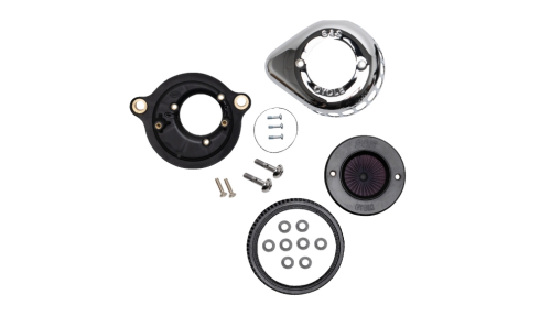 S&S Cycle - S&S Cycle Air Stinger Stealth Air Cleaner Kit - Chrome - 170-0717A