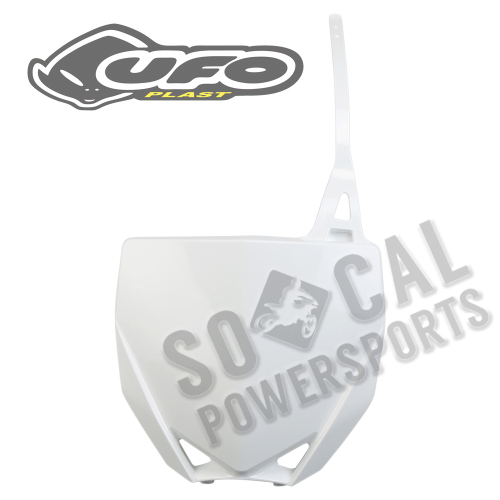 UFO Plastics - UFO Plastics Front Number Plate - White - YA04869046