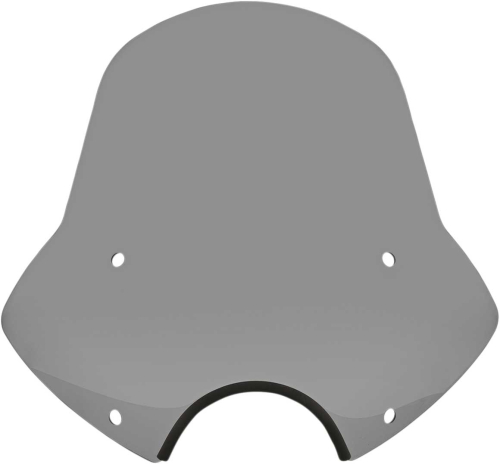 Memphis Shades - Memphis Shades Speed Demon Sportshield Windshield (7in. Cutout) - Black Smoke - MEP54112
