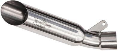 VooDoo - VooDoo Shorty Slip-on Exhaust - Single - Polished - VEZX636L3P
