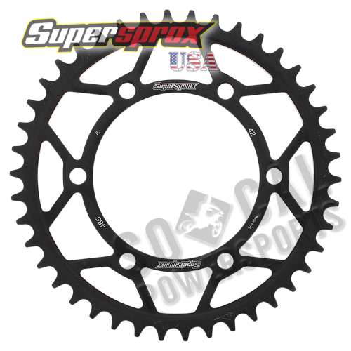 Supersprox - Supersprox Steel Rear Sprocket - 42T - RFE-486-42-BLK